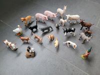 22 Schleich Tiere Bauernhof, Kuh, Esel, Schwein, Katze, Ziege Bayern - Oerlenbach Vorschau