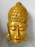 Große Bali Buddha Wandmaske in Gold aus Holz Berlin - Mitte Vorschau