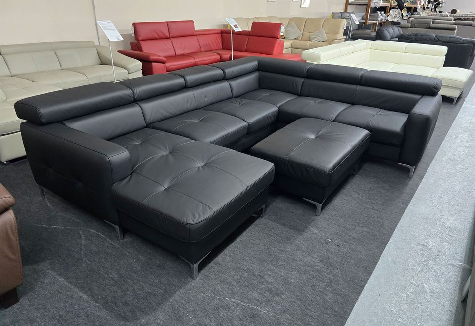 Wohnlandschaft | Ledersofa | Ecksofa | Polsterecke | Sofa in U-Form | sofort verfügbar | Couchlet Frankfurt in Frankfurt am Main