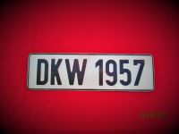 Altes Schild   "DKW 1957" Sachsen-Anhalt - Salzwedel Vorschau