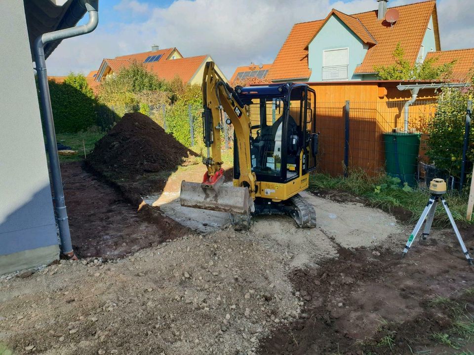 Minibagger CAT 301.8 zum vermieten/leihen in Leutershausen