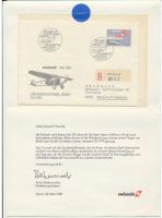 1981 50 Jahre Luftverkehrsgesellschaft Swissair / Ersttagsbrief Niedersachsen - Garbsen Vorschau