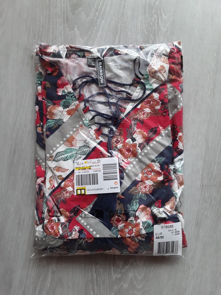 ☆NEU☆ Tunika Kleid Bluse Shirt Schnürung XL 48/50 in Hemmingen