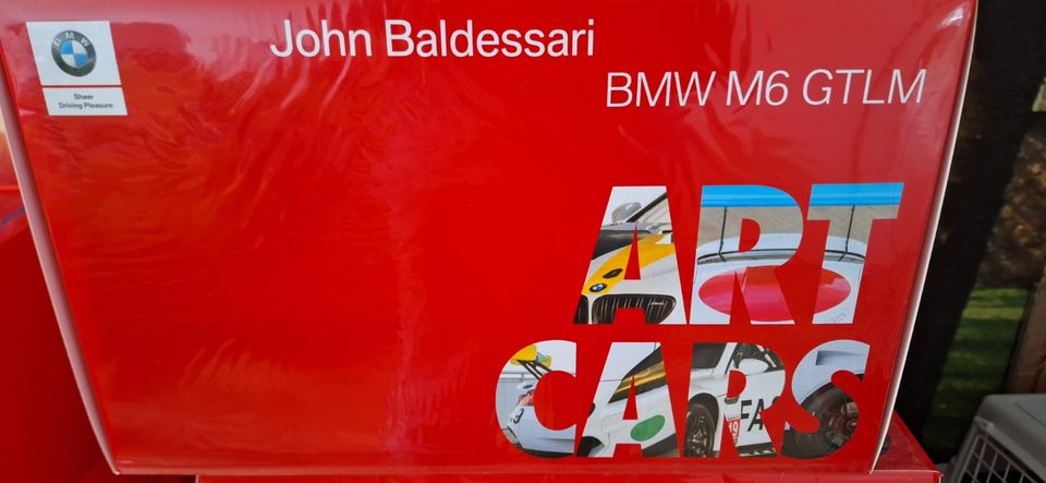 BMW Art Car 1:18 John Baldessari M6 GTLM original verpackt ovp in Kapellen-Drusweiler