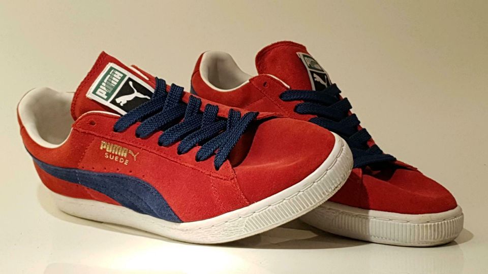 PUMA - SKATER - SNEAKER -  LEDER - RED - 41 - NEUWERTIG in Lehrte