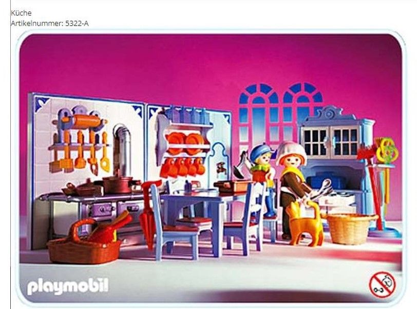 Playmobil Küche, Nostalgie, Puppenhaus, Einrichtung in Fürstenfeldbruck