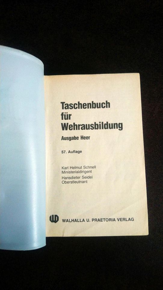 Taschenbuch für Wehrausbildung - Heer in Vaihingen an der Enz