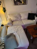 EKTORP 2er-Sofa weiß plus Hocker VIMLE Kiel - Gaarden Vorschau