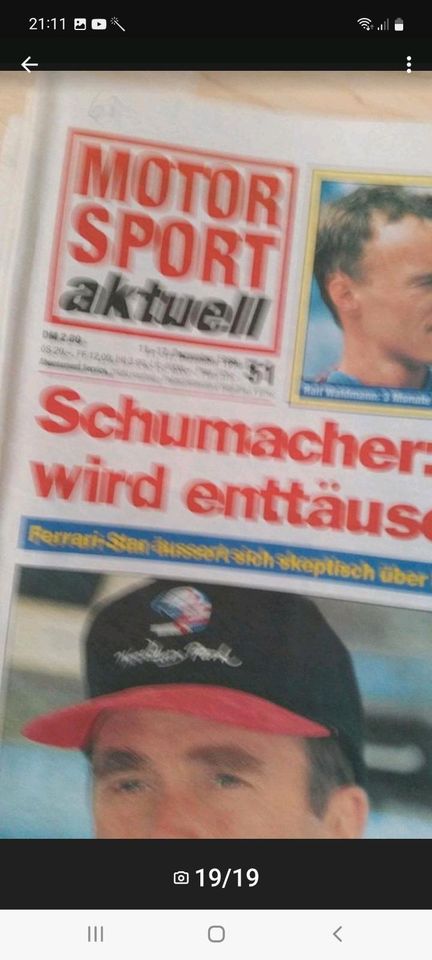 8 alte Motorsport Akktuell  Zeitschriften. Komplett 20€ in Wawern Saar