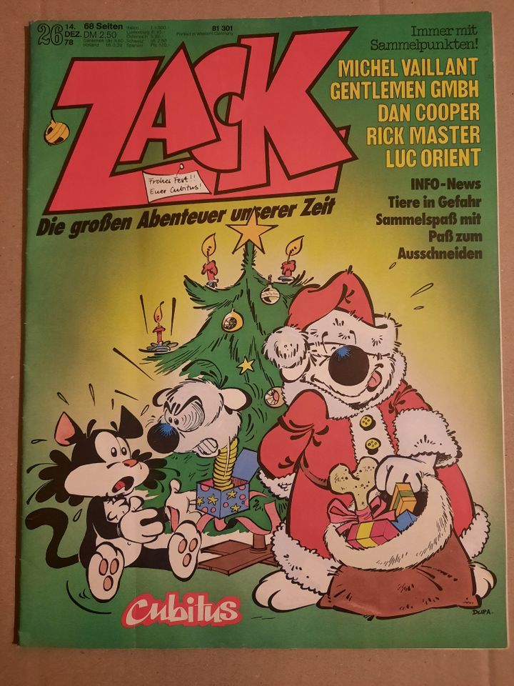 ZACK 1977 / 1978 Konvolut 16 Hefte Lesesatz in Dorsten