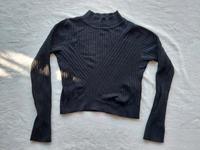 Langarm Shirt Crop Top von Tally Weijl schwarz Gr. XS / 32 Harburg - Hamburg Sinstorf Vorschau