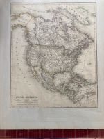 Landkarte Karte USA Nord Amerika, Nordamerika,Atlas, 1853 Niedersachsen - Burgdorf Vorschau
