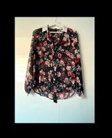 Pimkie Bluse Rosen Blumen Frühling Schleife S/M Hessen - Dornburg Vorschau
