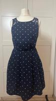 Tally Weijl Kleid – Größe 34/XS – Blau mit weißen Punkten Hessen - Lollar Vorschau
