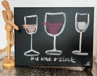 ITS WINE O CLOCK Originales Kunstwerk, Geschenk zu Wein Nordrhein-Westfalen - Steinhagen Vorschau
