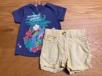 Set T-Shirt Shorts Gr 86 92 kurze Hose Glitzer Dschungel Baden-Württemberg - Lorch Vorschau