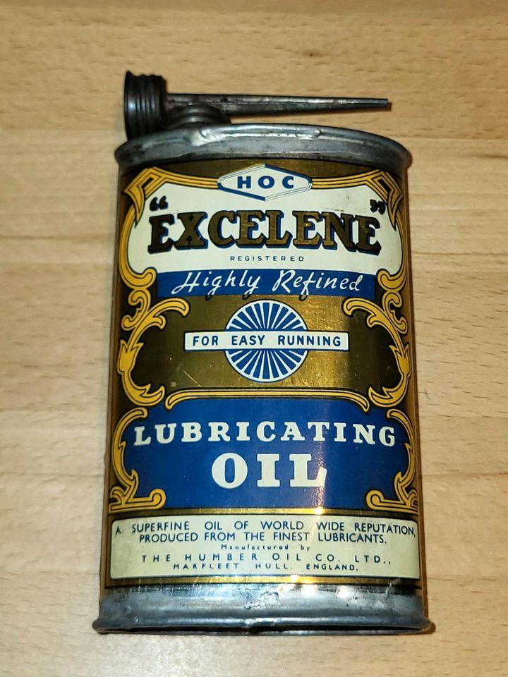 Excelene Lubricating Oil Ölkännchen 20er Jahre in Schallbach