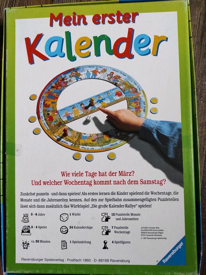 Ravensburger Spiele - Blumengarten, Kalender, differix, Kakerlak in Königsbrück