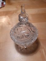 Konfektschale Kristallglas mit Deckel, handgeschliffen Bayern - Stephanskirchen Vorschau