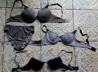 3 Push up-Balkonett-BHs-BH-Set-Slip-schwarz-braun-tiger-75 c/80 b Schleswig-Holstein - Bordesholm Vorschau