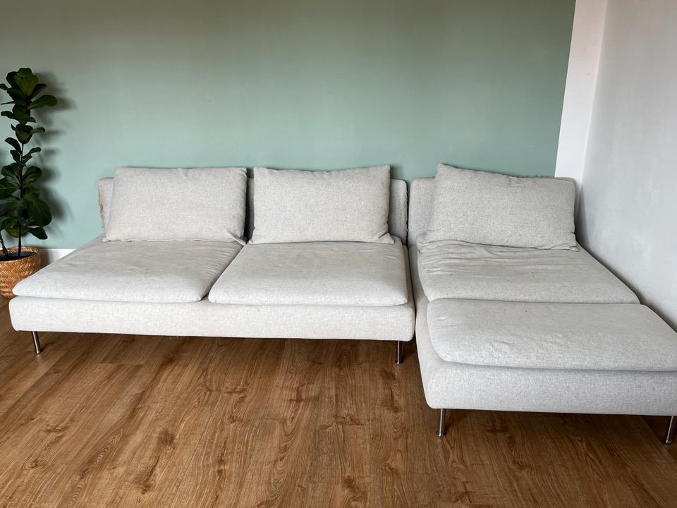 SÖDERHAMN 4er-Sofa, mit Récamiere Beige [Nur bis Montag!] in Flintsbach am Inn
