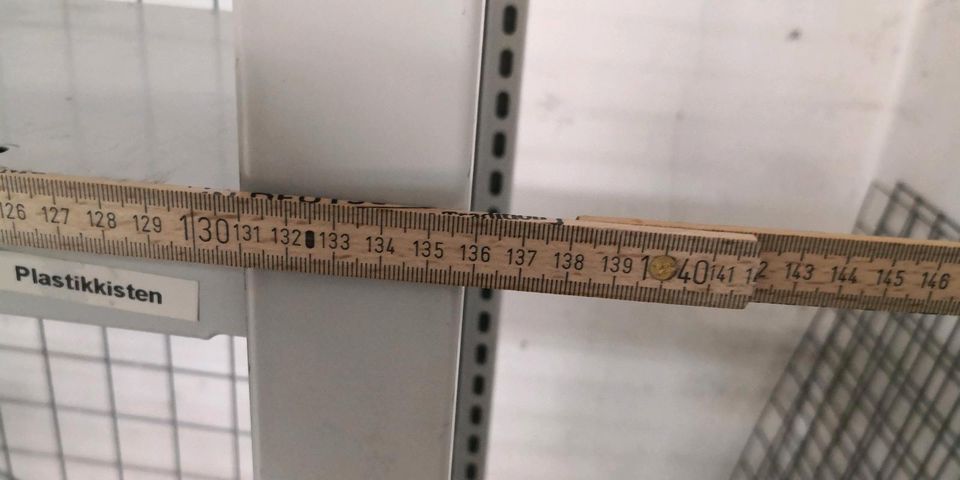 3Stück =4m meta MS230 flachboden clip schwerlast regal 30er 135cm in Leipzig