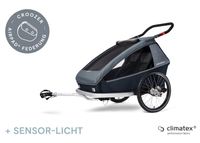 CROOZER Kid Vaaya 2 - Kinderanhänger - Fahrrad - Graphite Blue Berlin - Köpenick Vorschau