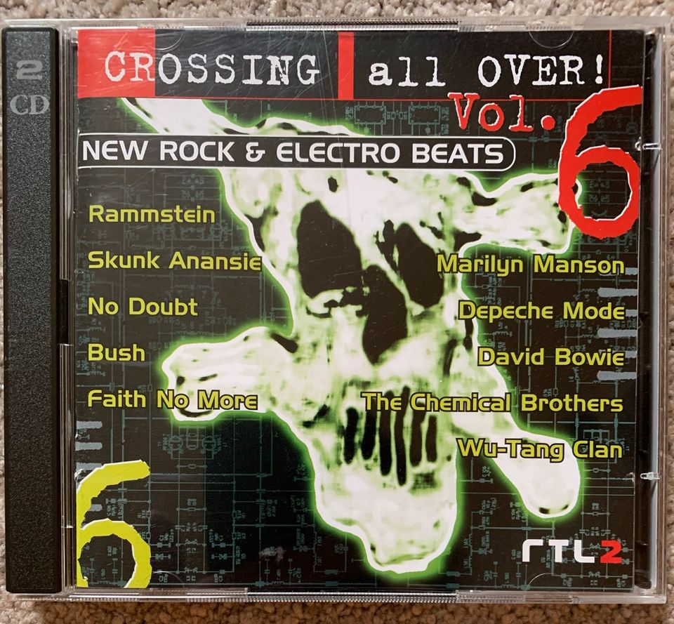 2 CD ⭐️ CROSSING all OVER Vol. 6 ⭐️ New Rock & Electro Beats in Konstanz