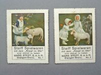 Reklamemarken Steiff Spielwaren No. 1&2 "Knopf im Ohr" SEHR RAR Baden-Württemberg - Waldbronn Vorschau