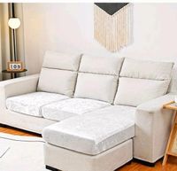 Sofa Couch crush Glanz Samt Bezüge 5 teilig weiss kein Sofa Niedersachsen - Walsrode Vorschau