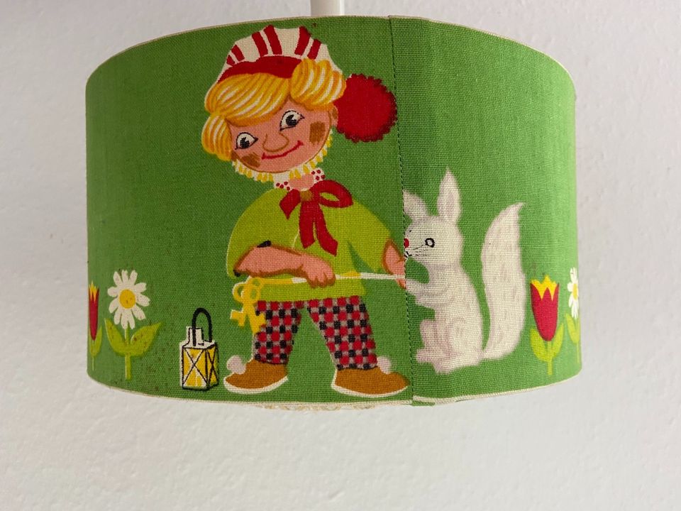 Vintage 70er Deckenlampe Kinderzimmer Motiv West Sandmännchen in Berlin