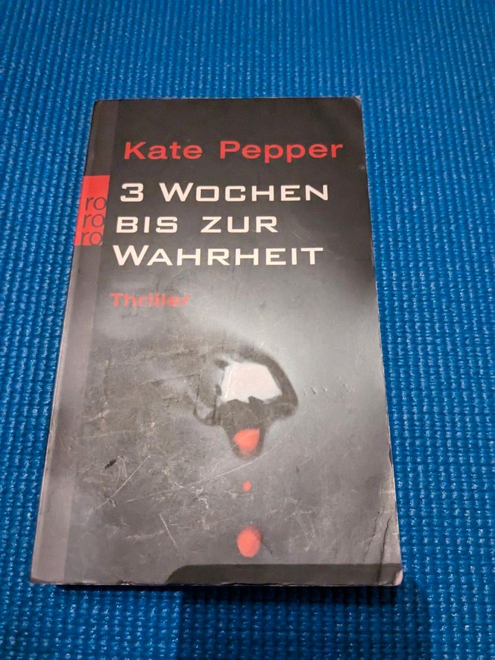 Kate Pepper, Kate Pepper Buch, Thriller Buch in Wülfrath