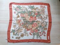 Sevini Seidentuch Silk Vintage Tuch Blumen Flower 50er Preppy Nordrhein-Westfalen - Jüchen Vorschau