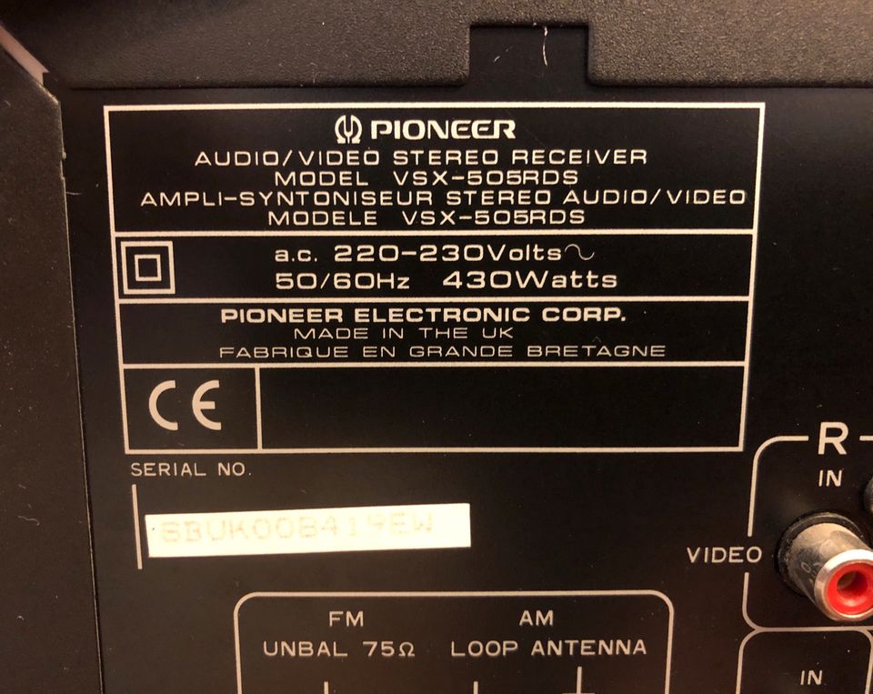 Hifi Anlage Pioneer / Tuner - CD Deck - Doppel Kassetten Deck in Essen
