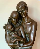 Schöne Bronze Skulptur auf Marmorsockel, signiert Baden-Württemberg - Wehr Vorschau