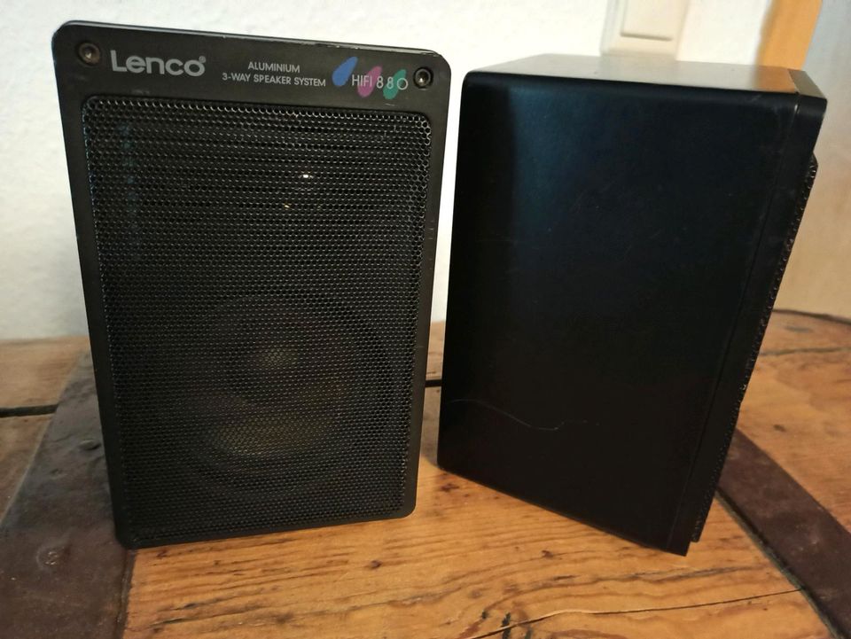 Lenco Hifi 880 3 Wege Lautsprecher Boxen in Großenwiehe