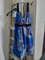 Schönes Kleid in Blautönen mit Lila - Gr. 38 - wenig getragen Bayern - Neutraubling Vorschau