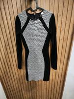 H&M Kleid Bodycon Kleid Langarmkleid schwarz-weiß 34 Bayern - Diedorf Vorschau