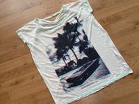 Guess Tshirt XS mint grün Aufdruck Los Angeles Damen neu Bayern - Barbing Vorschau