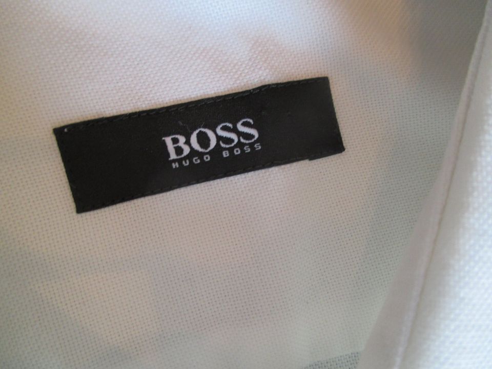 orig Hugo Boss Hemd, weiss, Gr. 41 / 16 in Barsinghausen