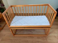 Beistellbett aus Holz mit Matratze Bayern - Ebern Vorschau