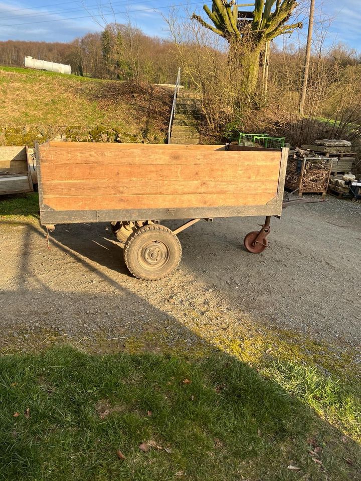 Einachs- Holzanhänger; Plattformwagen, Rückewagen in Bad Gandersheim