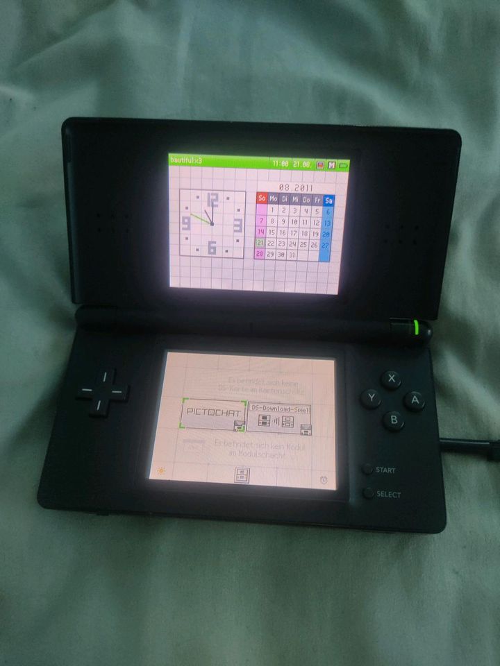 Nintendo DS schwarz+ Sonic dunkle Bruderschaft in Mühlhausen