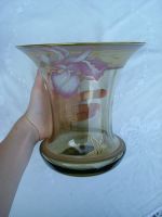 Glas-Vase Leonard von Hutschenreuther mit kleiner Macke Goldrand Rheinland-Pfalz - Heidelsburg Vorschau