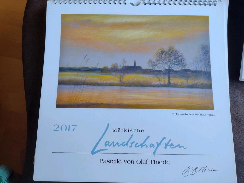 Kalender mit Gemälden von Olaf Thiede in Potsdam