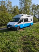 Ford Transit Wohnmobil Camper Motor neu Klima Bad WC Rechtslenker Bayern - Weilheim i.OB Vorschau