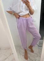 neu! 100% leinen made in Italy Hose damen lila purple Nordrhein-Westfalen - Gangelt Vorschau