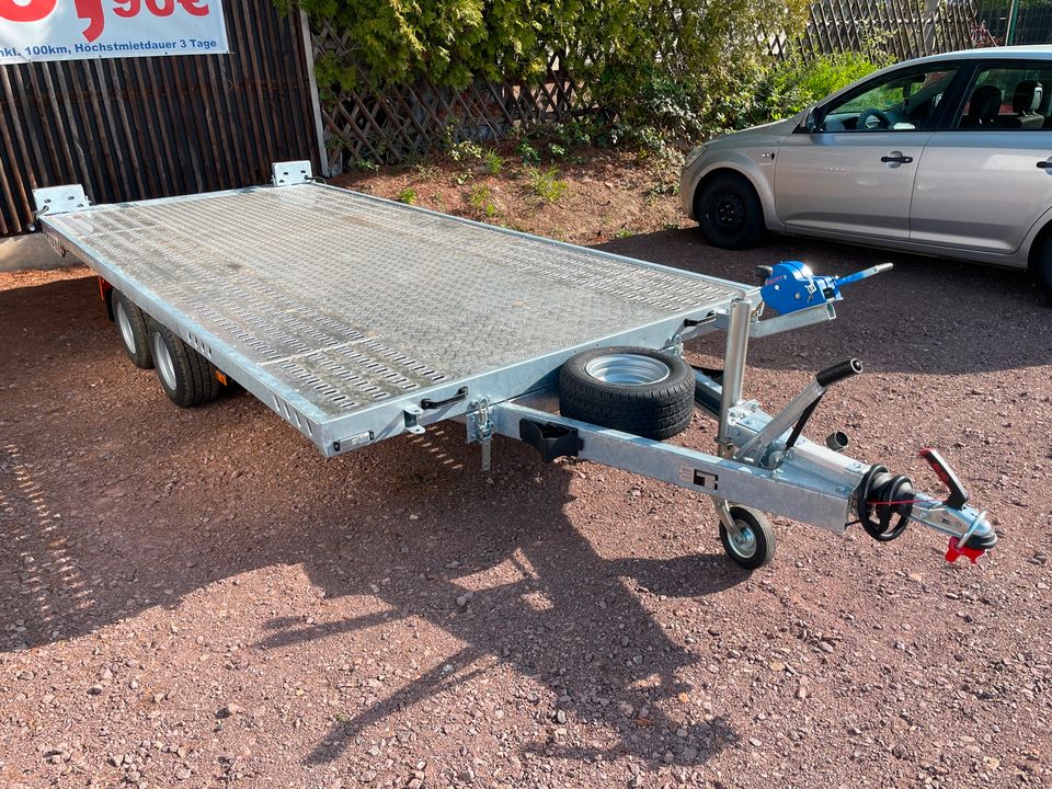 Auto Anhänger pkw Anhänger Trailer mieten  Halle Leipzig Harms in Halle