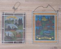 2 Glasbilder von Bad Homburg im Tiffany-Stil Hessen - Oberursel (Taunus) Vorschau