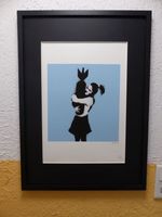 Banksy Lithographie "Bomb Hugger" incl. Skulptur,"GERAHMT" Nordrhein-Westfalen - Gronau (Westfalen) Vorschau